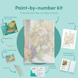Painting by numbers Flowers at the Window