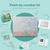 Painting by numbers Flowers with Strawberries
