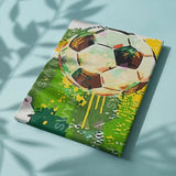 Painting by numbers Football Green Yellow