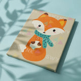 Painting by numbers Fox with Scarf
