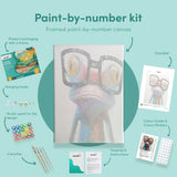 Malen nach Zahlen Kleiner Frosch