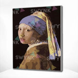 Painting by numbers Girl with a Pearl Earring