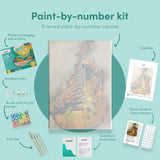 Painting by numbers Guitar