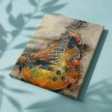 Painting by numbers Guitar