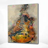 Painting by numbers Guitar