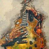 Paint by numbers Guitar