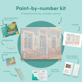 Painting by numbers Holiday Houses in Greece