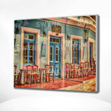 Painting by numbers Holiday Houses in Greece