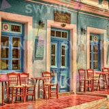 Painting by numbers Holiday Houses in Greece