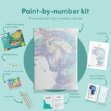 Malowanie po numerach Blue Horse