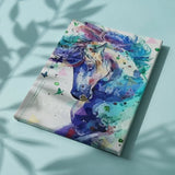 Malowanie po numerach Blue Horse