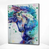 Malowanie po numerach Blue Horse