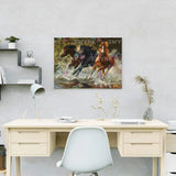 Painting by numbers Horses in the Sea