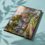 Painting by numbers House with Bench