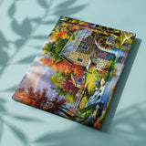 Painting by numbers House with Water Mill