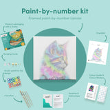 Malowanie po numerach kotka