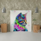 Malowanie po numerach kotka