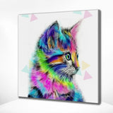 Malowanie po numerach kotka