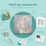 Paint by numbers Labrador