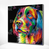 Paint by numbers Labrador