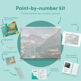 Painting by numbers Lake in Italy