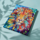 Painting by numbers Lions Portrait Coloured