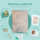 Painting by numbers Lions in Love