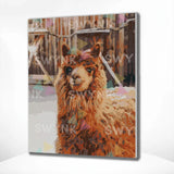 Paint by numbers Laama