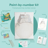 Painting by numbers Love Owls
