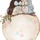 Painting by numbers Love Owls