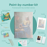 Painting by numbers Milkmaid