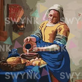 Painting by numbers Milkmaid