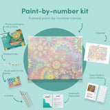 Malowanie po numerach Nowoczesne kwiaty