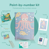 Painting by numbers Octopus with Fishes