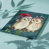 Malowanie po numerach Sowy Boże Narodzenie