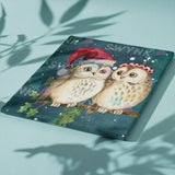 Malowanie po numerach Sowy Boże Narodzenie