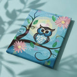 Painting by numbers Owl with Flowers