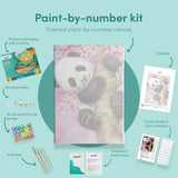 Pintar por numeros Panda