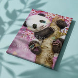 Pintar por numeros Panda