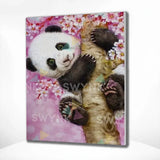 Pintar por numeros Panda