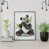 Painting by numbers Panda with Bamboo