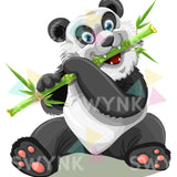 Painting by numbers Panda with Bamboo