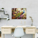 Painting by numbers Peacocks in the Forest