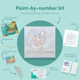 Painting by numbers Penguins Christmas