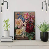 Malowanie po numerach Kwiaty portretowe