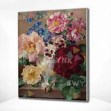 Malowanie po numerach Kwiaty portretowe