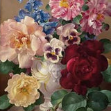 Malen nach Zahlen Portrait Blumen