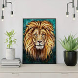 Paint by numbers Leijonan muotokuva