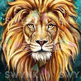 Malowanie po numerach Portret lwa