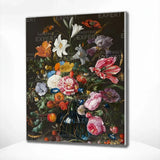 Painting by numbers Portrait of Flowers in a Blue Vase